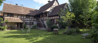 LOUISE STUB IN ALSACIAN FARMHOUSE WITH GARDEN NEAR STRASBOURG