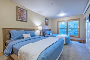 2 bedrooms, desk, free WiFi, bed sheets