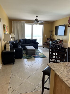 Smart TV, video games, DVD player, ping pong