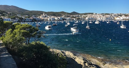 Panoramablick auf die Mediterranée, Wohnung am Kanal in Strandnähe