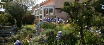 House in garden + veranda +WIFI +near the sea + classified 3*+ small animal accepted.