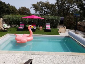 Una piscina riscaldata