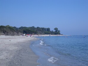Tæt på stranden
