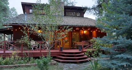 Enchanting & rustic & unique adorned local artwork throughout. 200 specials!