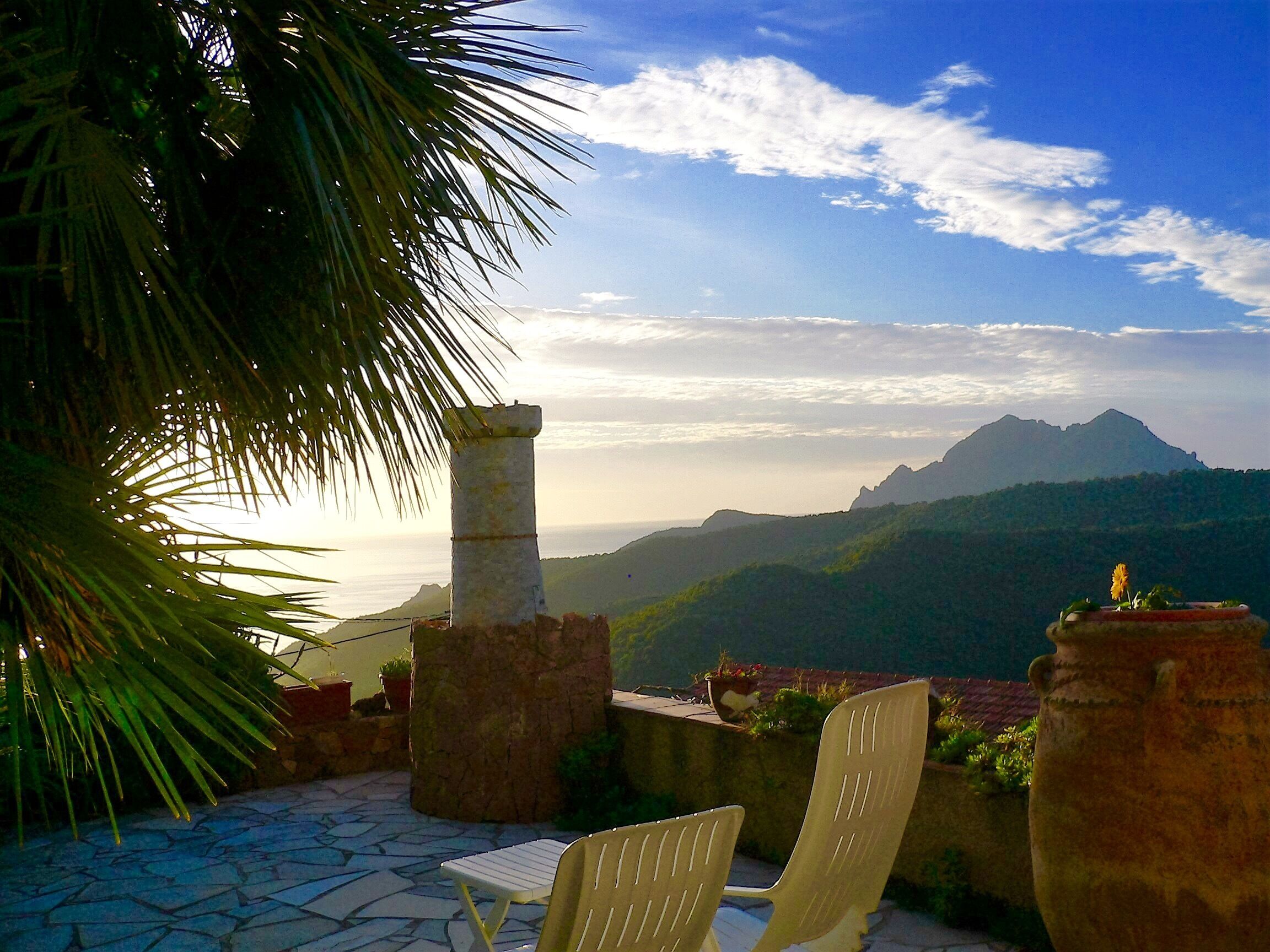 Un soir d hiver sur la terrasse