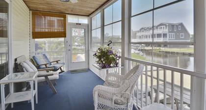 Imagine staying at this Quiet Water Front Beach Cottage - Family + Bikes, Canoe