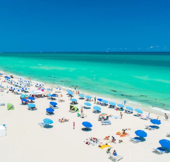 Accommodatie ligt op het strand