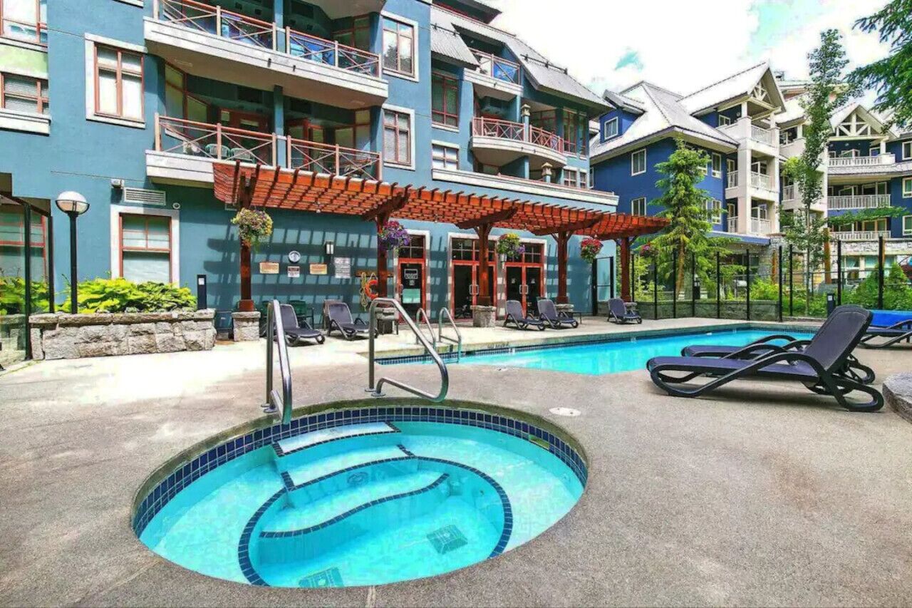 Et oppvarmet basseng