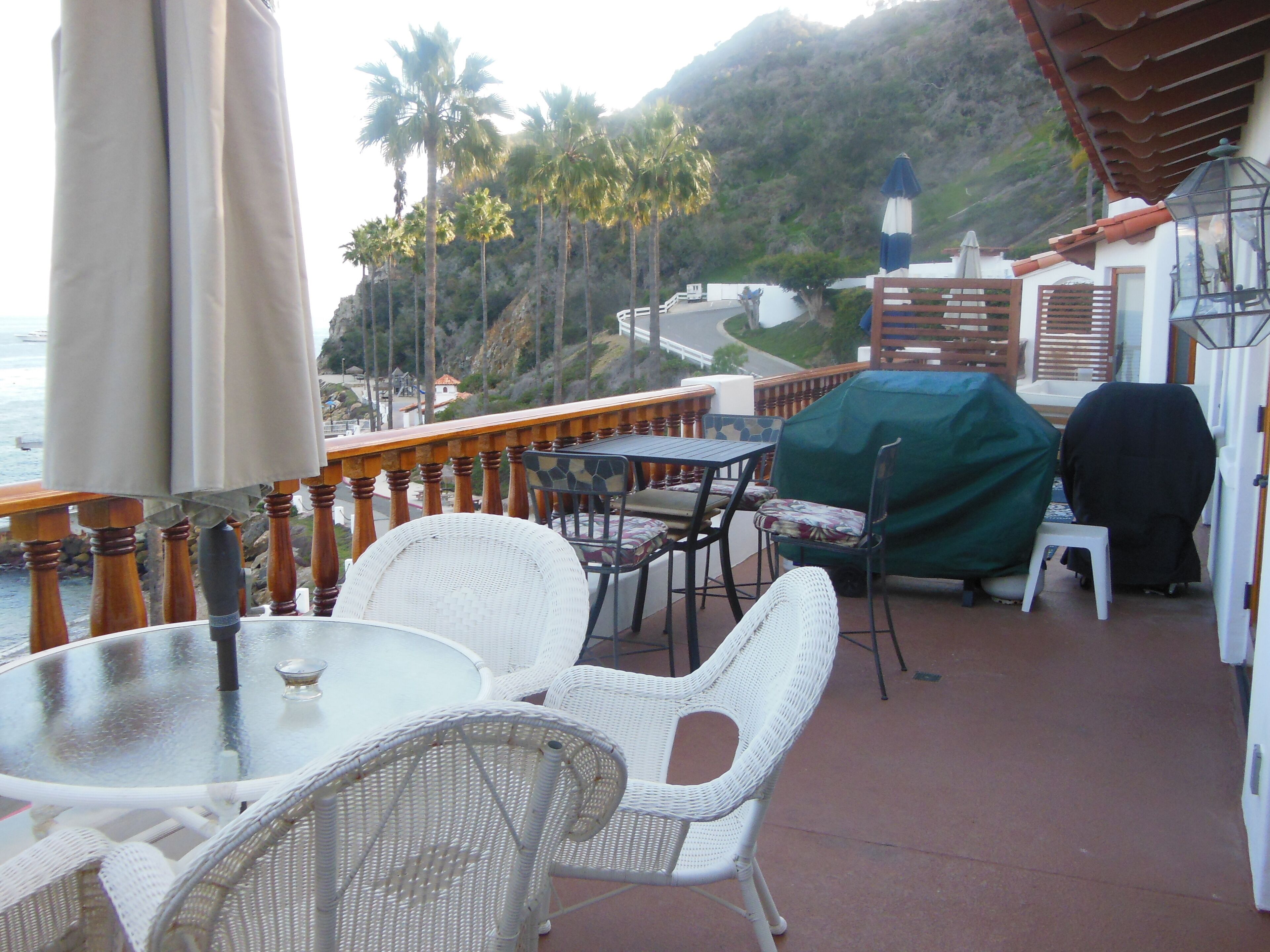 Huge  balcony with a Private BBQ!  2 Propane tanks so you don't run out!