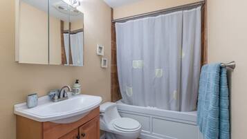 Secadora de cabello, jabón, shampoo