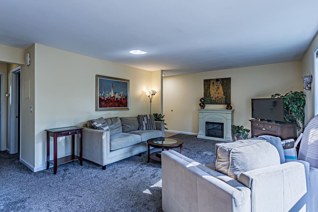 智能电视、壁炉、Netflix、流媒体服务