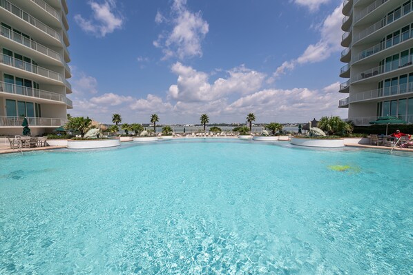 Indoor pool, a heated pool