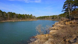 Beach - Spacious Lakefront Log Home Retreat (Higden)