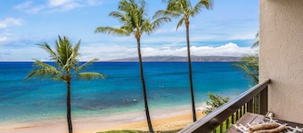 Absolute Beachfront with Million-Dollar Views at Hale Mahina A-302
