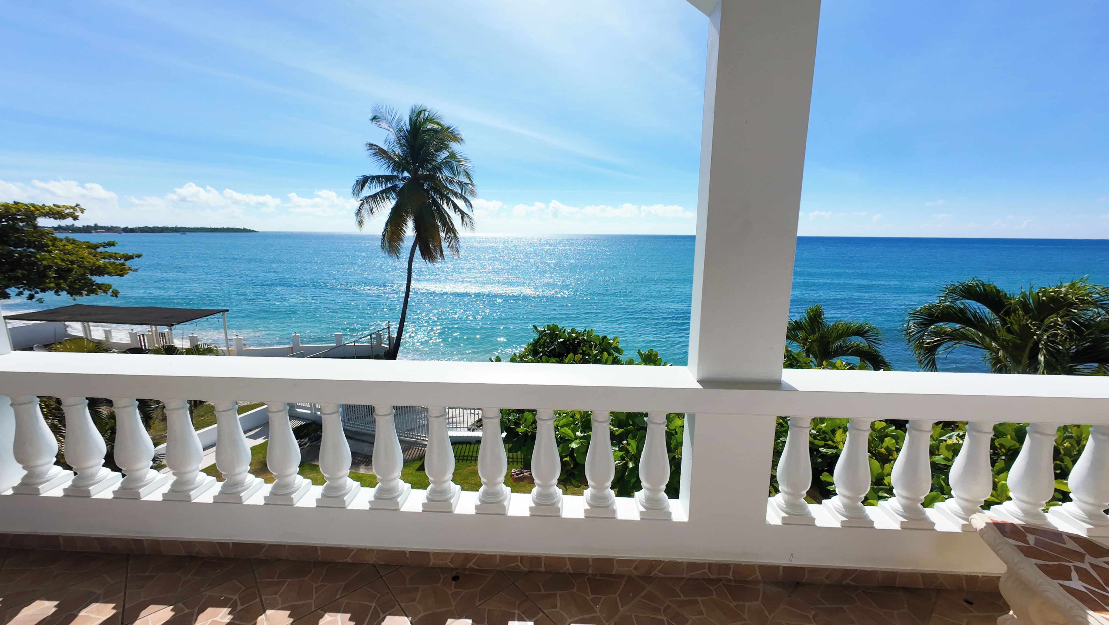 View from our balcony - a great place for morning coffee!