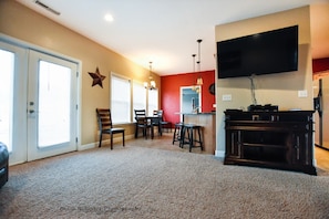 View of dining area from living room