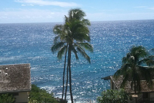 Vista para praia/oceano