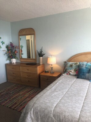 1 bedroom, iron/ironing board, travel crib, free WiFi