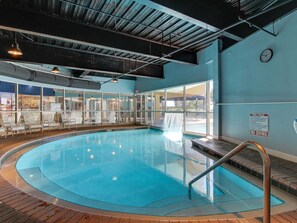 Indoor pool, a heated pool - Fully Remodeled Beach Condo, Right On The White Sands, Unobstructed Ocean Views (Destin)
