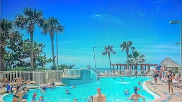 Indoor pool, outdoor pool