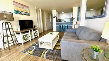 Smart-TV og stereoanlegg