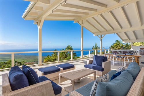 Luxury Magic Oceanview Home – Huge Terrace under roof & Hot Tub