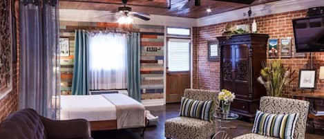 Desk, iron/ironing board, free WiFi, bed sheets
