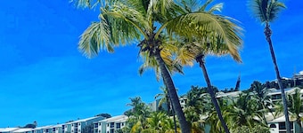 Beach Resort  Walk-Out Patio with St. John Views