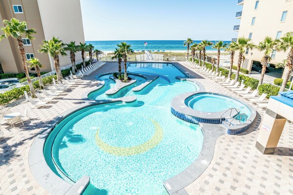 Indoor pool, outdoor pool