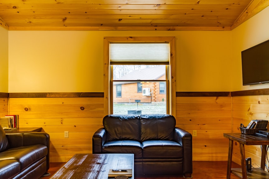 Rustic Yet Modern Log Cabin, Cayuga Wine Trail, Dog Friendly, Open Year Round - Cayuga Lake, NY