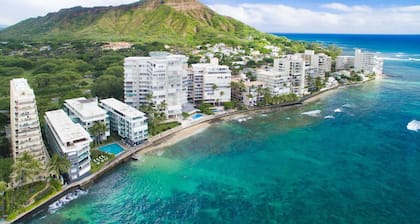 Penthouse en el piso 14 en la Costa Dorada de Hawái en el hotel Diamond Head Beach