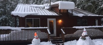 Enchanted Forest Cabin In Majestic Setting - Olympic N. P. On Your Doorstep