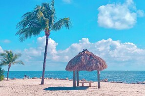 On the beach, sun-loungers, beach towels - OCEANFRONT! RESERVE QUICKLY! YOU’LL LOVE IT! EVERYONE DOES! License #26- 0403 (Tavernier)