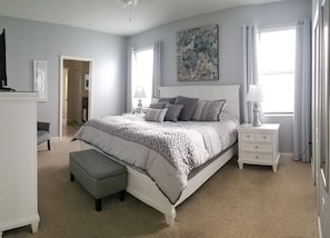 8 bedrooms, iron/ironing board, travel crib, free WiFi