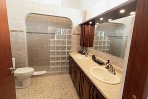 Shower, hair dryer, bidet, towels - Spacious Gated "Sea View" House Overlooking the Caribbean (Patillas)