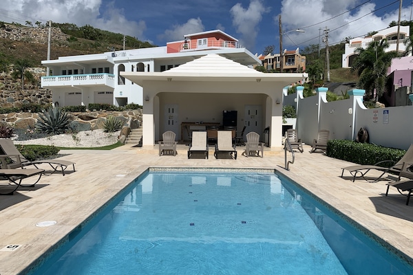 Heated private pool