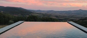 Maison de campagne d'Iperbole, entre Pienza et Montepulciano 