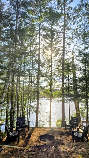 Property grounds - Lakefront Cabin: Sunset Firepit & Peaceful Up North Escape.
3 Bd/2 Ba
(Boulder Junction)
