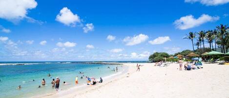 Ligstoelen, strandlakens