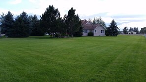 Property grounds - Country Elegance on 1.4 acres, subdivision common access to Yellowstone River (Big Timber)