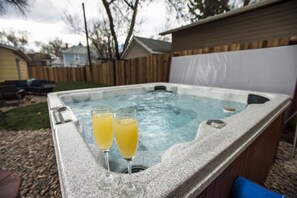 Idromassaggio all'aperto