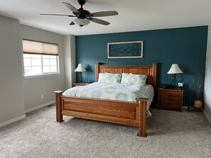 5 bedrooms, iron/ironing board, travel crib, WiFi