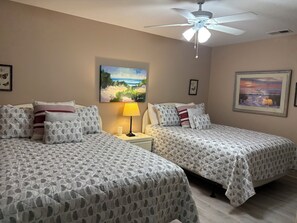 2 bedrooms, desk, iron/ironing board, free WiFi