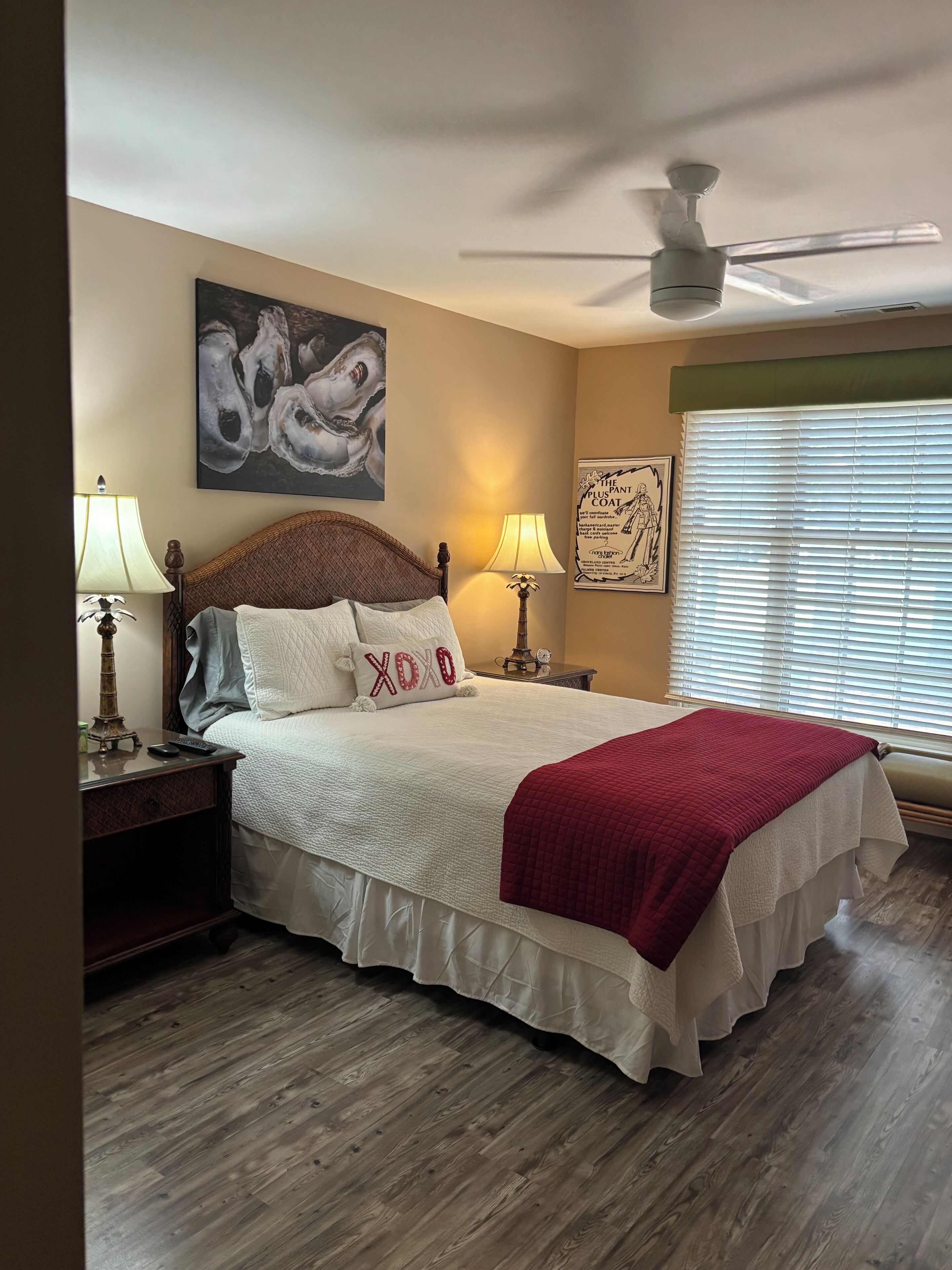 2 bedrooms, desk, iron/ironing board, free WiFi