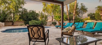 Resort Like w Heat Pool Game Room Putting Green