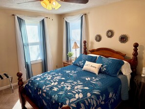 2 bedrooms, desk, iron/ironing board, free WiFi