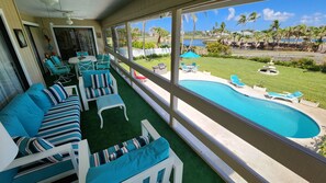 A heated pool - SANIBEL SUN CASTLE  Splendid home, heated pool, great location. bike to beach. (Sanibel)