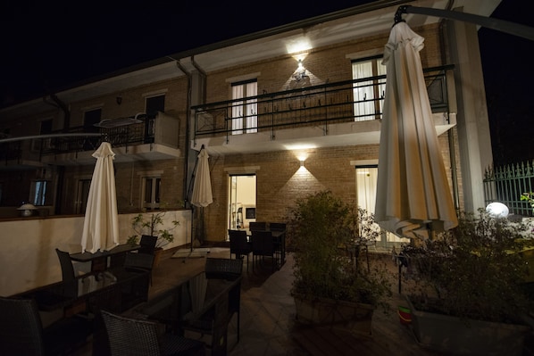 Façade de l’hébergement