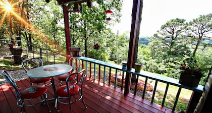 Nest 188 on ainutlaatuinen majoitus / retreat sijaitsee Eureka Springs, Arkansas.