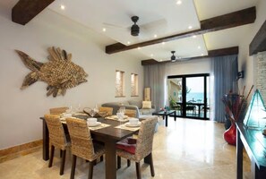 Dining - Amazing Beachfront Condo with Pool and Beach - Luna Encantada G2 (Playa del Carmen)